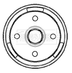 BORG & BECK Jarrurumpu BBR7019